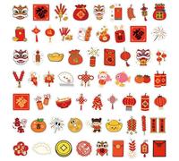 Autocollants de l'année du cheval | objets de collection adhésifs chinois, Nouvel An, décoration de cheval, pour porte, voiture, magasin, fenêtre, maison, école, bureau, café, librairie