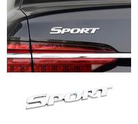 Autocollants de Logo de Voiture pour Volvo C40 Recharge 2021-, ABS Emblème Badge Autocollant Décoratif Imperméable Accessoires Extérieurs,Silver