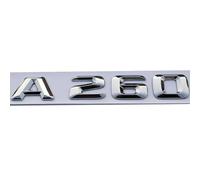 Autocollants de Logo d'insigne d'emblème de Coffre arrière de Lettres de Voiture chromées ABS 3D compatibles avec Les Accessoires de Lettres de Mercedes Benz A180 A200 A260 W176 W177 (Color : A 260,
