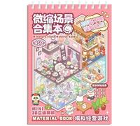 Autocollants De Maison 3d À Faire Soi-même, Scène D'autocollant 3d, Autocollants De Scène Miniatures, Autocollants Amusants À Faire Soi-même, Livre De Salles De Scène, Soulagement Du Stress, Passez Le