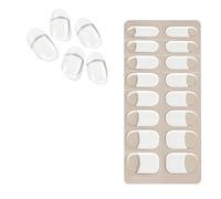 Autocollants de manucure en gel semi-durci, bandes de manucure en gel semi-durci, bandes pour ongles French Tip, autocollants à ongles en gel pailleté, bandes à ongles avec pointe française