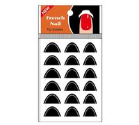 Autocollants De Manucure Française Faciles À Utiliser Guides De Pointes D'ongles Auto-adhésifs Pour Les Amateurs De Nail Art Décalcomanies De Manucure Française