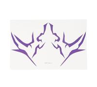 Autocollants de maquillage KPop tatouages de transfert d'eau résistants à la transpiration pour les festivals, les fêtes, les événements musicaux et l'utilisation quotidienne (ZLBT Lila
