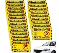 Autocollants de mauvais stationnement, garés comme des cartes de visite idiotes - Fausse carte de farce de ticket de stationnement - 50X cartes de visite tickets de, drôles de mauvaises