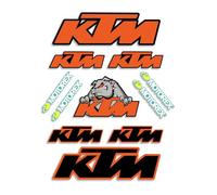 Autocollants de Moto, Autocollants Moto Réfléchissants en Vinyle, Motorcycle Stickers Decals pour KTM 390 790 890 990 1190 Adventure 1290 Super Duke Ready to Race (FG-009)
