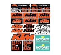 Autocollants de Moto, Autocollants Moto Réfléchissants en Vinyle, Motorcycle Stickers Decals pour KTM 390 790 890 990 1190 Adventure 1290 Super Duke Ready to Race (FG-015)