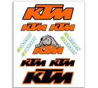 Autocollants de Moto, Autocollants Moto Réfléchissants en Vinyle, Motorcycle Stickers Decals pour KTM 390 790 890 990 1190 Adventure 1290 Super Prêt à Courir (FG-KTMX07)