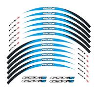 Autocollants De Moto Roues Arrière Avant Décalcomanies Pneus Rayures Jante pour Suzuki Gsxs 1000 750