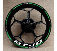 Autocollants De Moyeu Roue Moto Ensemble Complet D'autocollants Réfléchissants pour Jantes 17 Pouces pour Yamaha Mt10 MT-10 des pièces de Rechange(Style 29)