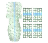 Autocollants de natation imperméables pour femmes - Protection de maillot de bain en silicone de 42 cm - Coussinet de doublure hygiénique - Couverture de zone privée Piscine Spa | Rustine adhésive