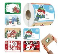 Autocollants de Noël | 250 Pièces autocollantes mignonnes décalcomanies - Autocollants de Noël pour Cartes,pour Arbre de Fêtes Papier d'Emballage Sacs Chaussettes Anniversaire Mariage Fête