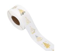 Autocollants de Noël - 500 Pièces Décalques pour Arbre,2,5 cm Autocollants Adhésifs Transparents Pour Enveloppes De Noël - Pour Famille Journal Carte D'invitation
