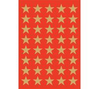 Herma Autocollants de Noël 4054 – Lot de 201 étoiles dorées à 6 pointes Ø 8 mm, papier