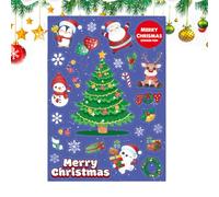 Autocollants de Noël pour enfants, petits autocollants de Noël, feuilles d'autocollants pour travaux manuels de Noël - Créez vos propres autocollants de Noël, autocollants de Noël avec visages de Noël