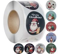 Autocollants de Noël - rouleau de 500 pcs. Ruhy 22328