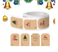 Autocollants de nom de Noël | 300 pièces d'autocollants de nom d'étiquettes saisonnières | Étiquettes autocollantes de vacances, pour les amateurs de bricolage en famille, cadeaux de Noël, pour enfant