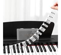Autocollants de notes de piano, clavier de piano, autocollants de notes de clavier de piano, autocollants de notes de clavier de piano amovibles, touches de piano pour enfants, débutants