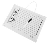 Autocollants de Notes pour Notation Musicale Tableau Blanc Effaçable | Surface Blanche Lisse en Plastique, Référence e Sol, pour École et Cours Particuliers