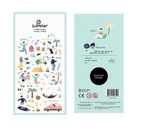 Autocollants De Papeterie Décorative Du Mouvement National Sport, Étiquette De Bâton Pour Album Journal Intime, Scrapbooking, Diy Bricolage