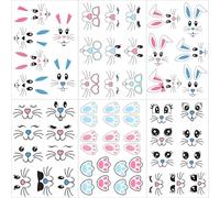 Autocollants de Pâques, Autocollants De Lapin De Pâques, Paques Stickers, Autocollant Paques Enfant, Gommettes Paques, Pâques Autocollants En Vinyle, Stickers Pâques Décor