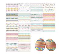 Autocollants de Pâques pour,16 Pièces Autocollants Pailletés Imperméables Mignons, | Pour Fenêtre Mur Salle De Classe Scrapbooking Fête Salle Journal Planificateur Noël