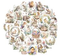 Autocollants de Pâques, Stickers Paques, Autocollant Paques Enfant, Décorations de Pâques Autocollants, Gommettes Paques, Autocollants Lapin de Pâques, Oeufs de Pâques Stickers