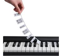 Autocollants de partitions amovibles pour piano et clavier pour débutants, Piano-Trackers - MELOKEY Classique