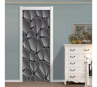 Autocollants De Porte Bricolage 3D Mural Pour Salon Chambre Décor À La Maison Affiche Pvc Auto-Adhésif Étanche 3D Porte Autocollant Texture Abstraite 95 X 215 Cm - Photos De Porte - Pe-91154613454780