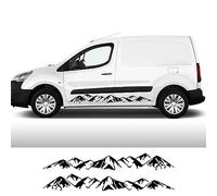 Autocollants de Porte latérale de Voiture, pour Citroen Berlingo K9 XL Camper Van Auto Tuning Accessoires Graphiques Style Vinyle Decor Decor Decors