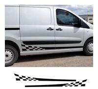 Autocollants de Porte latérale de Voiture, pour Peugeot Expert Camper Van Graphiques Racing Sport Decor Décalcomanies Couverture en Vinyle Auto Tuning Accessoires