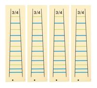 Autocollants de Position des Doigts 4 Pièces 3/4 pour Violon | Pratique Extérieure du Violon, Outil D’aide aux Élèves, Améliore L’apprentissage Précision