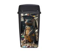 Autocollants De Poubelle À Roulettes Modèle Animal Adhésif Imperméables Décoratif De Stickers Pour Poubelle À Roulettes, Jardin, Allée, Murale 38X82Cm*1