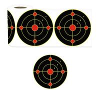 Autocollants de Prise de Vue - 100 Cercles fluorescents pour Les séances d'entraînement d'armes à feu avec Une Forte adhérence de Maintien, Une amélioration de la visualisation d'