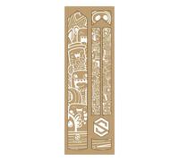 Autocollants de protection cadre Gist Skuad Comics Blanc