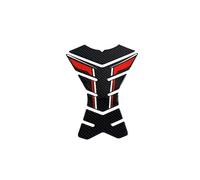 Autocollants De Protection De Bouchon De Carburant en Carbone, Autocollants Adaptés À Z900 1000 650 750 800 Autocollant Protege Reservoir Moto(Red b)