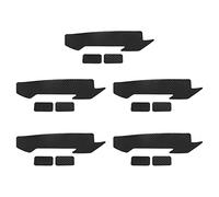 Autocollants de protection de la chaîne de vélos Soft Anti Sratch Paster avec des autocollants de tuyaux de câble pour Imitation de VTT Matériel en cuir 220x63 mm 5 ensembles