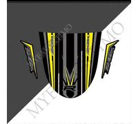 Autocollants de protection de réservoir pour moto Kawasaki Ninja ZX-6R, protection de genouillère à