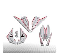 Autocollants De Protection pour Carénage De Moto pour Suzuki GSX-S1000S Katana 1000 2018-2024, Autocollants pour Boîtier De Phare ProtéGe-RéServoirs(Titane,X-1)