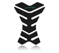 Autocollants De Protection Tampon Réservoir, Accessoires Moto D'aspect Carbone, Étui Autocollant Pour Yamaha FZ6 FZ6N Tank FZ 6 Toutes Années surface courbe(Green)