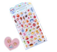 Autocollants de récompense pour - Favorise la Progression des élèves - Tactile surélevée - Paquet d'animaux Multicolores + Lien Solide - Feuille d'accessoires synthétiques imperméables