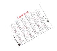 Autocollants de référence de doigté de violon chinois à deux cordes, application facile, réutilisables pour Autocollants de tableau de doigté pour débutants