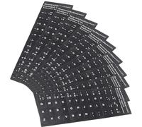Autocollants de Remplacement 10 Feuilles pour Clavier Espagnol