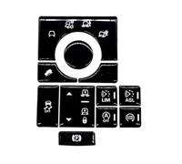 Autocollants de réparation Compatible Avec Range Pour Rover Pour Sport L494 Pour Vogue L405 Pour Discovery 5 Boutons Noirs Mode Couverture Autocollants De Voiture Réglage Serrure De Porte(Terrain mode