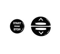 Autocollants de réparation Compatible Avec Range Pour Rover Pour Sport L494 Pour Vogue L405 Pour Discovery 5 Boutons Noirs Mode Couverture Autocollants De Voiture Réglage Serrure De Porte(Ignition Glo