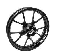 Autocollants De Roue CB650F Motos Autocollants De Jante Réfléchissants Couverture De Bande À Rayures pour Honda CB 650 F (Color : A07)