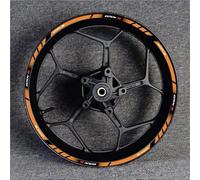 Autocollants De Roue De Moto pour Suzuki GSX-S750 GSX750S GSXS750 GSX-S 750 Autocollants Réfléchissants pour Jantes De Moto Roue Stickers Ensemble Complet(Couleur 10)