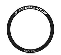 Autocollants De Roue De Vélo Bon-tra-ger AEO-LUS Pro 51 TLR Autocollant De Roue Vélo De Route Couteau en Carbone Anneau Autocollant Accessoires De Vélo (Color : Bright White)