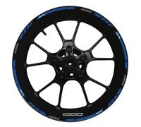 Autocollants De Roue Moto Réfléchissants, Modification Jante Imperméables, Ensemble 17 Pouces pour Kawasaki Z1000 des pièces de Rechange(Style 7)