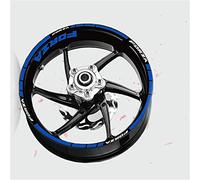 Autocollants De Roue Rayures Personnalisées Moto Réfléchissants Autocollant Protection Solaire Étanche pour Forza