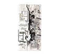 Autocollants de scrapbooking indéchirables - Étanche - Pour bricoler des journaux, du papier à lettre et des journaux intimes, cadeaux pour filles - Autocollant imperméable pour journal de voyage